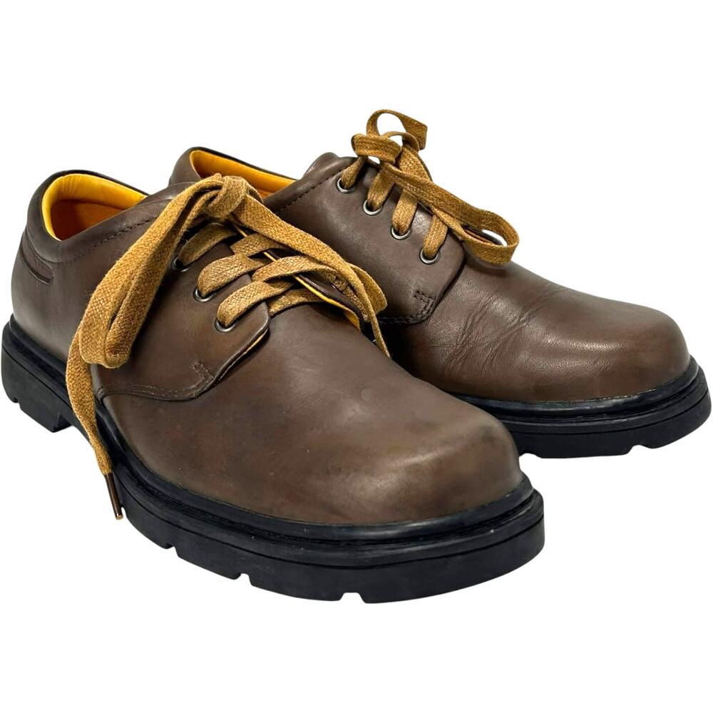 Timberland Men's Brown Sz 8M Genuine Leather Waterproof Shoes 93016 6226 outdoor